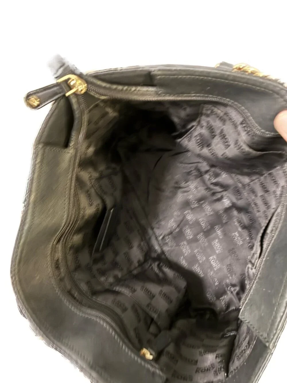 MICHAEL Michael Kors Jet Set Medium Chain Tote Bag – Black Saffiano Leather